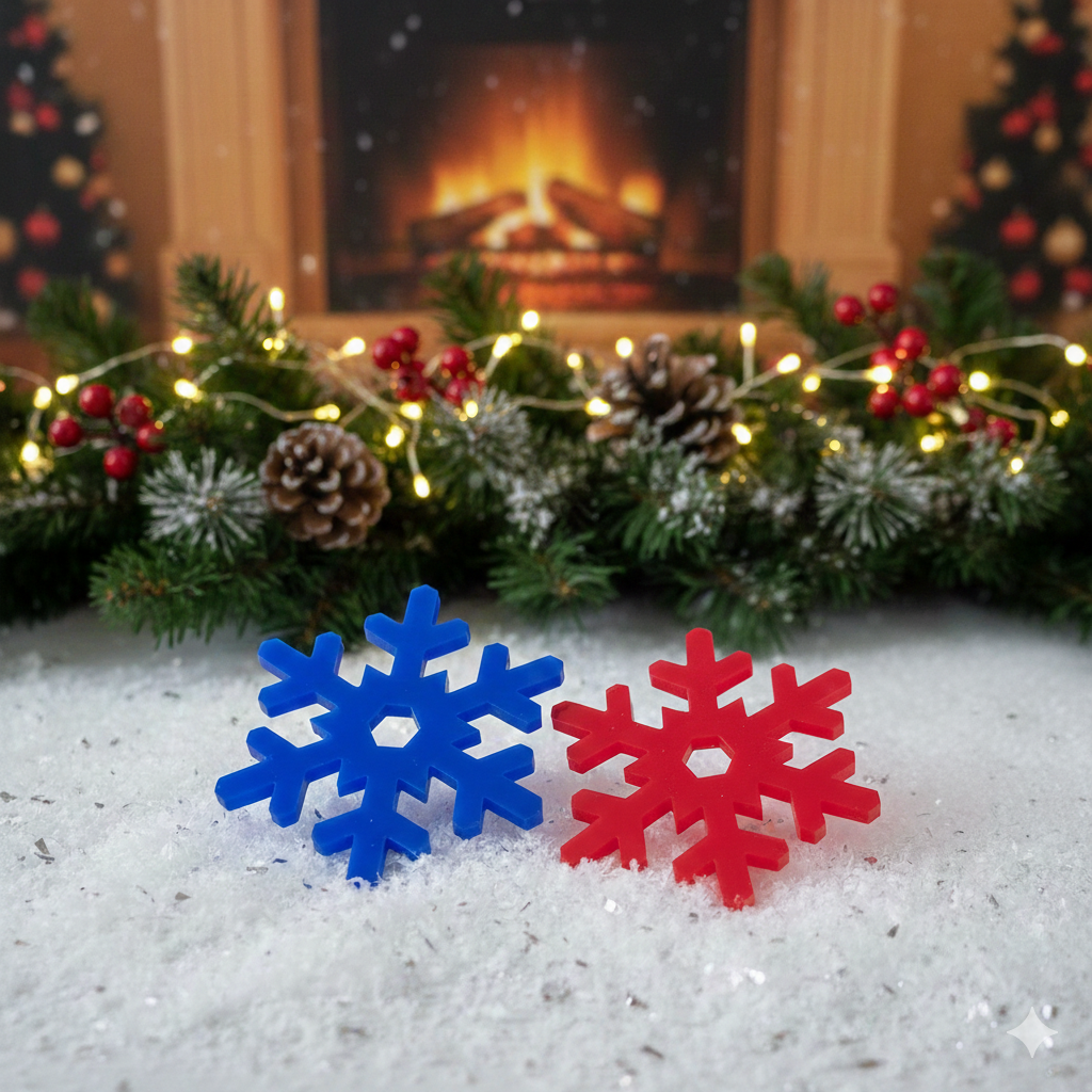 Segnaposto "Cristallo di Neve"