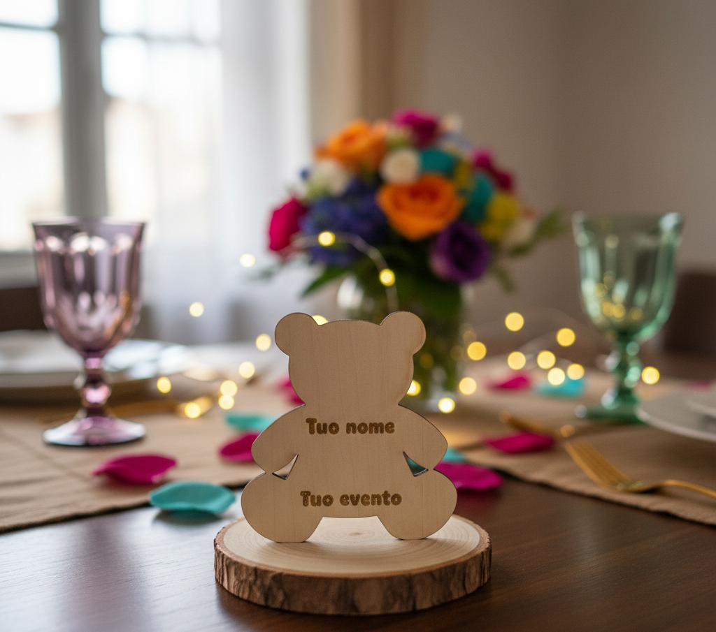 Segnaposto "Orsetto Tenero Abbraccio"