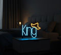 Scritta LED d'appoggio "KING"